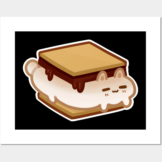 smores pupper Wall Art by nekomachines